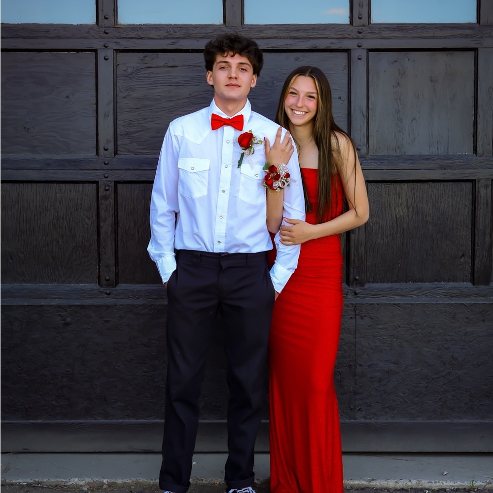 Windsor Sparkly Red Dress